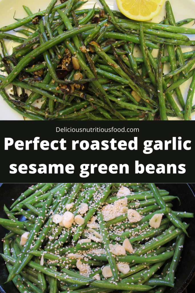 garlic sesame green beans 